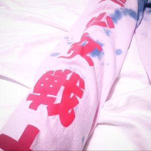 Tie-died Japanese Sailor Moon long sleeve